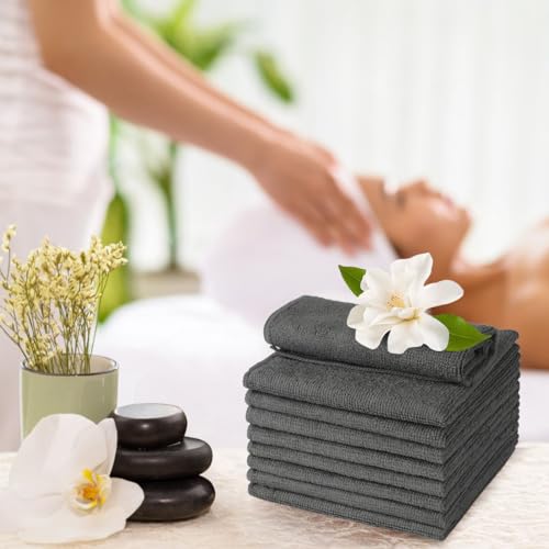 UNIMADE Washcloths Bulk - Face Towels (12" x 12"), Multi-Purpose Microfiber Cleansing Cloths for Face or Body, Highly Absorbent Hand Towels with Premium Quality