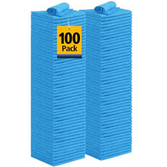 UNIMADE Shop Towels, Bulk Cleaning Towels Shop Rags Commercial Grade Microfiber Cleaning Rags for Automotive Bar Restaurant Garage Housekeeping, 11.5"x 11.5"