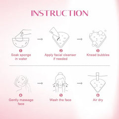 UNIMADE Compressed Facial Sponges Face Sponges for Cleansing, 100% Natural Cellulose Cosmetic Spa Sponges for Facial Cleansing, Makeup Removal, Exfoliating Mask, Skin Massage
