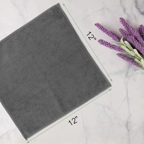 UNIMADE Washcloths Bulk - Face Towels (12" x 12"), Multi-Purpose Microfiber Cleansing Cloths for Face or Body, Highly Absorbent Hand Towels with Premium Quality