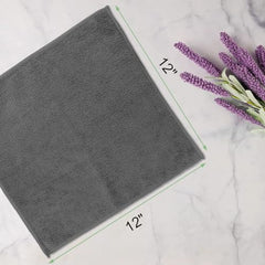UNIMADE Washcloths Bulk - Face Towels (12" x 12"), Multi-Purpose Microfiber Cleansing Cloths for Face or Body, Highly Absorbent Hand Towels with Premium Quality