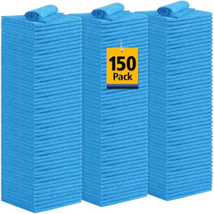 UNIMADE Shop Towels Rags, Reusable Shop Rags Bulk Microfiber Cleaning Cloth Lint Free Cleaning Towels for Car Kitchen Automotive Bar Mechanic Restaurant Garage, 11.5"x 11.5"