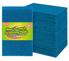 UNIMADE Heavy Duty Scouring Pads, Household Scour Pads for Kitchen, Garage and Outdoors, Reusable Dish Scrubber Pads for Pan and Metal Grill - Green